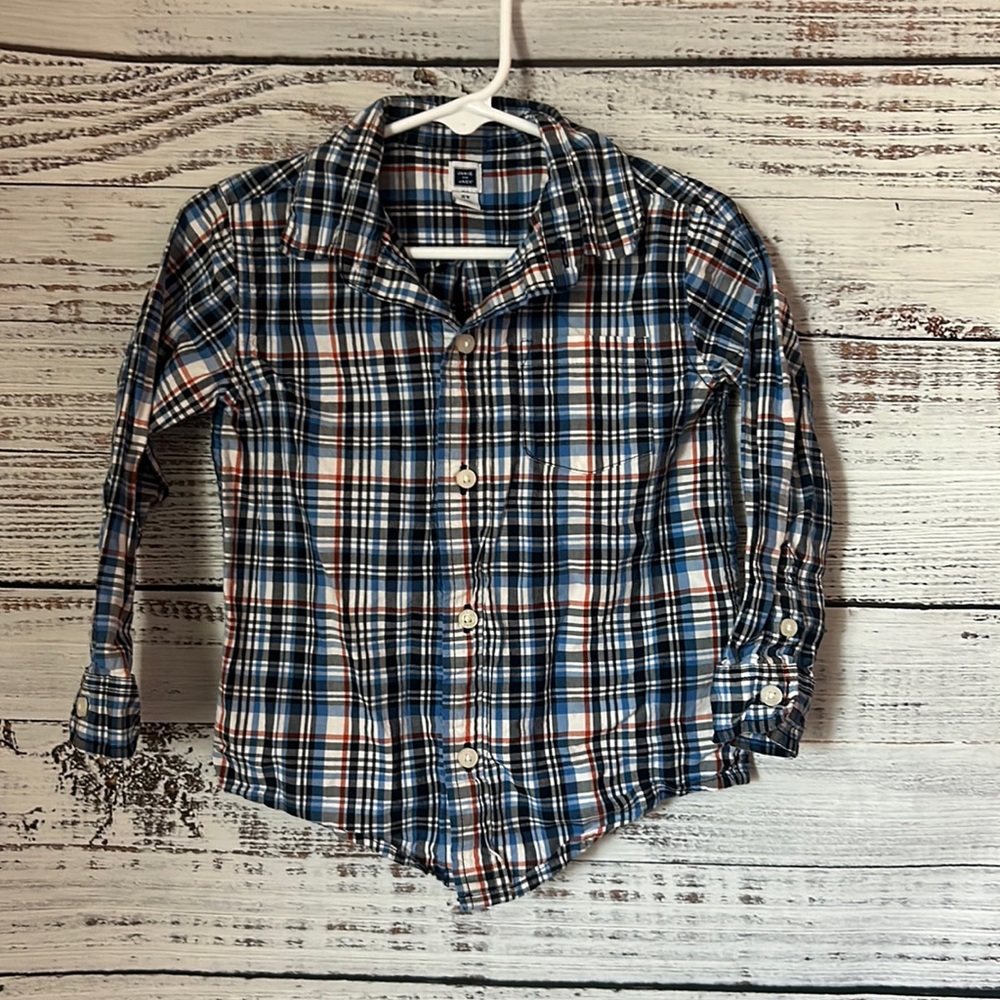 Boys long sleeve button up from Janie and Jack size 2t